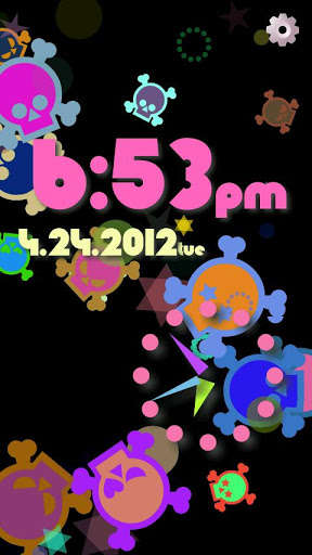 Emulate Android APK [Free]Skull Flow! Custom Clock